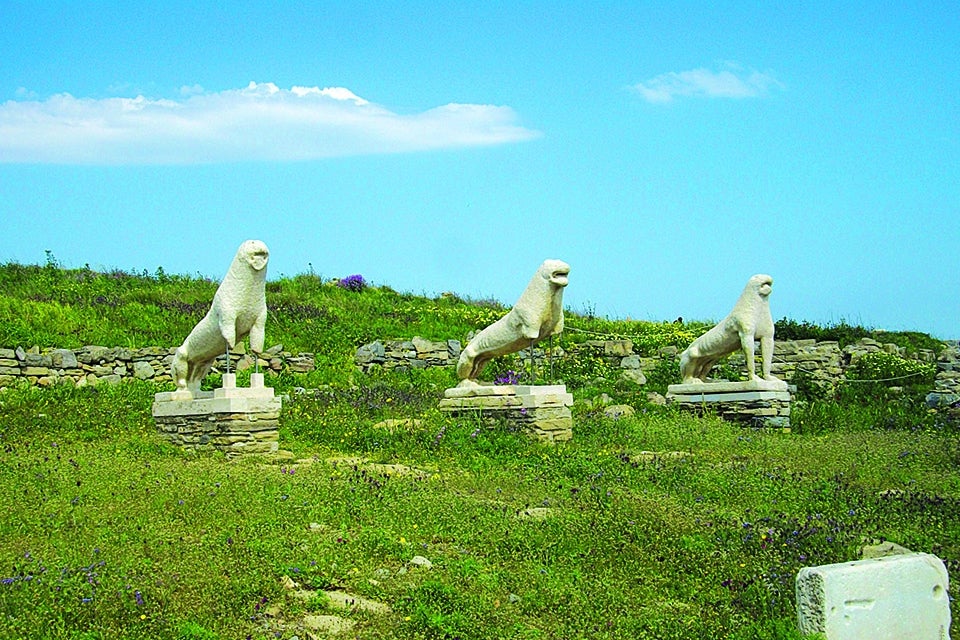 Terrace lions in Delos