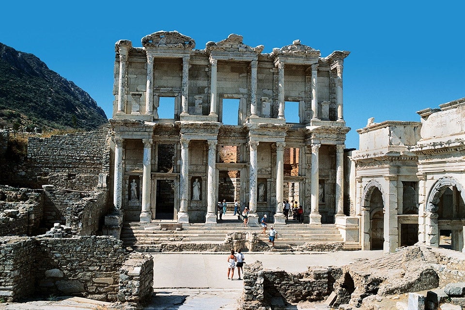 Library exterior in Ephesus
