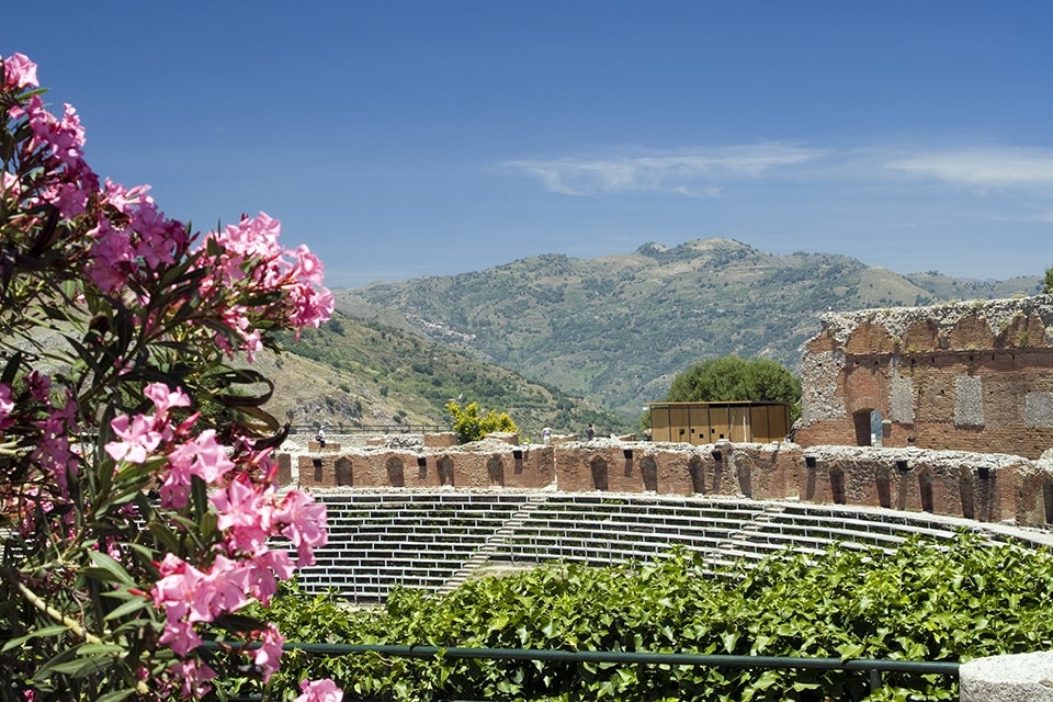 Sicily Taormina Amphitheater