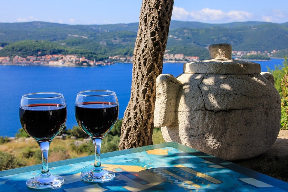 Wine in Korcula